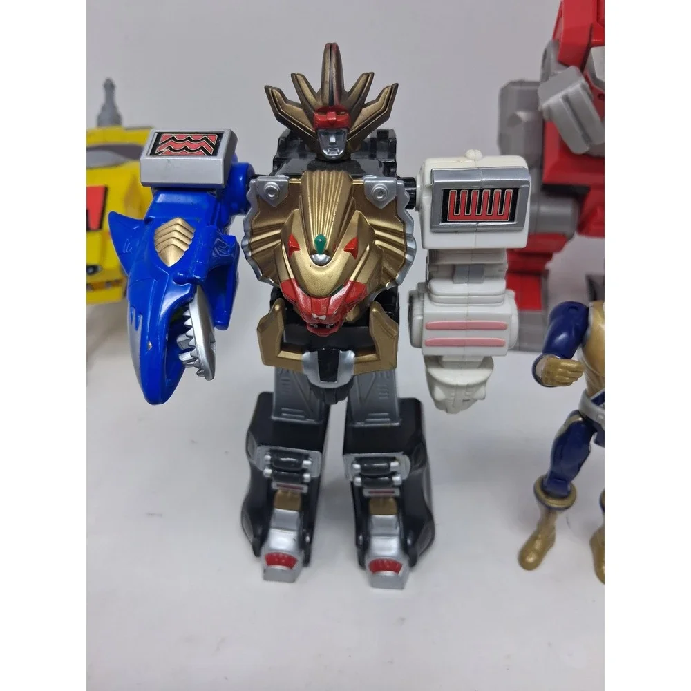 Power Rangers Lot Gold Samurai Ranger Wild Force Megazord Zord Figures